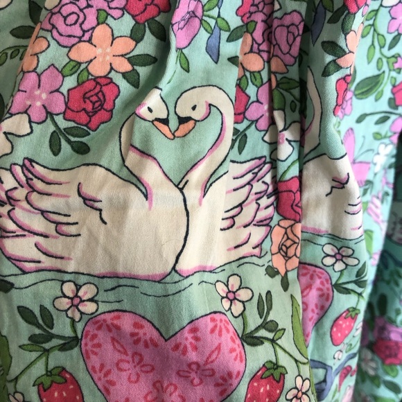 Mini Boden Green Love Bird Heritage Dress Size 6/7 NWOT - Picture 11 of 11